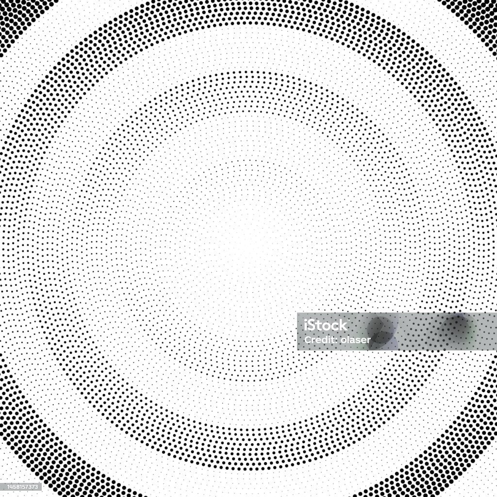 Dot Pattern Circle R Circular Dot Pattern Of Solid Circles Stock Illustration - Download ...