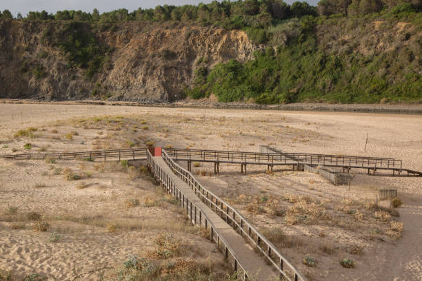 istock Walkway at Odeceixe Beach; Algarve; Portugal 1458182651
