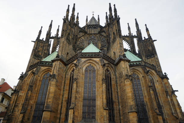istock Beautiful architecture of prague castle. 1458192443