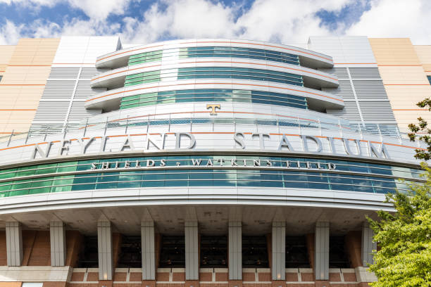 neyland stadium na university of tennessee w knoxville, tn. - neyland stadium zdjęcia i obrazy z banku zdjęć