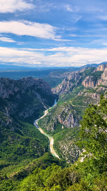 The awe-inspiring Gorges du Verdon canyon in France