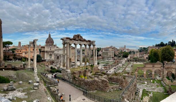 istock The Roman Forum Ruins, Rome Italy 1458199517