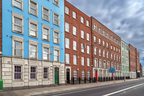 istock Street in Dublin, Ireland 1458207384