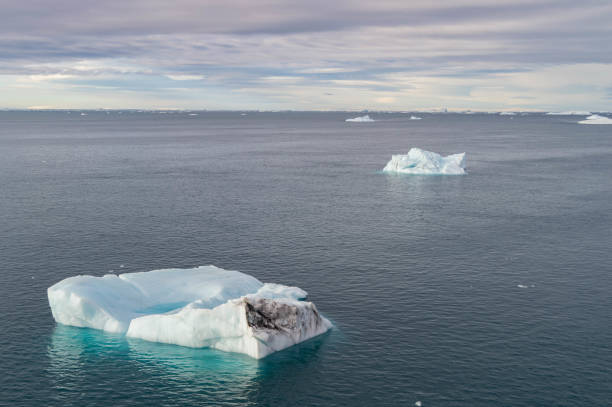istock Icebergs at the Antarctica, glaciers melting, climate change 1458208766