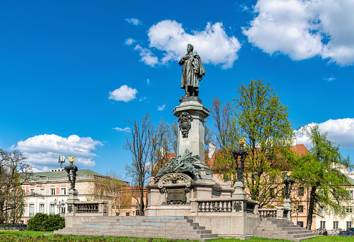 Low Angle View Of Josip Jelačić Statue In Zagreb, Croatia