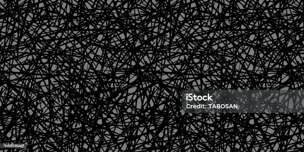Continuous Line Pattern Background Seamless Patternvector Stock ...
