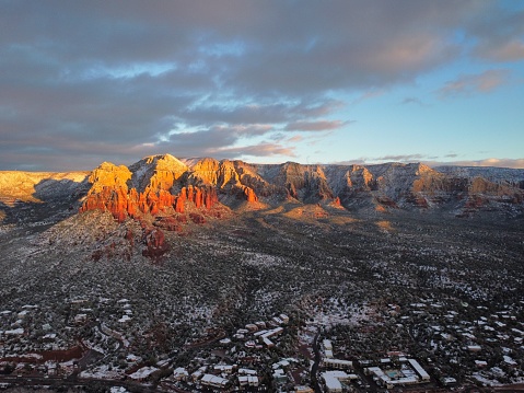 Red rock country landscape scenery of Sedona Arizona