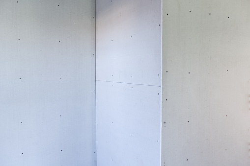 Background of laminated plasterboard walls