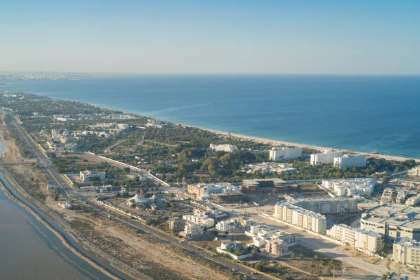 istock Aerial view of Tunisia 1458244802