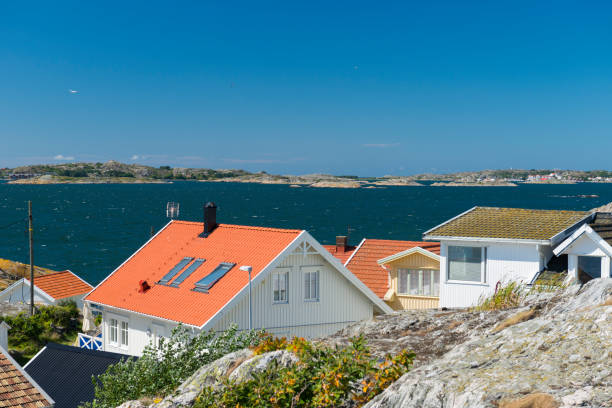 Island of Knippla in Bohuslan, Sweden. Swedish west coast.