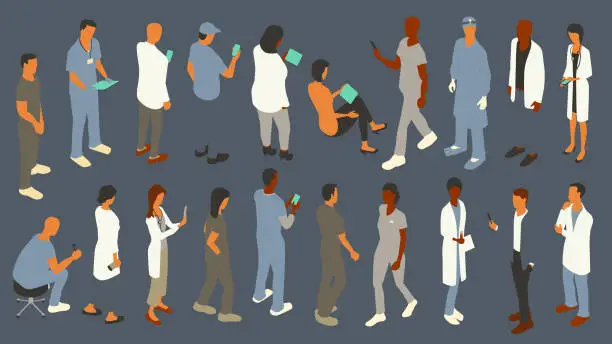 Vector illustration of Healthcare people