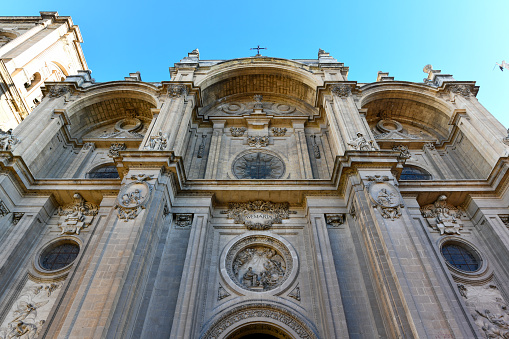 Cathedral of Granada or the Cathedral of the Incarnation in Andalusia, Granada, Spain.