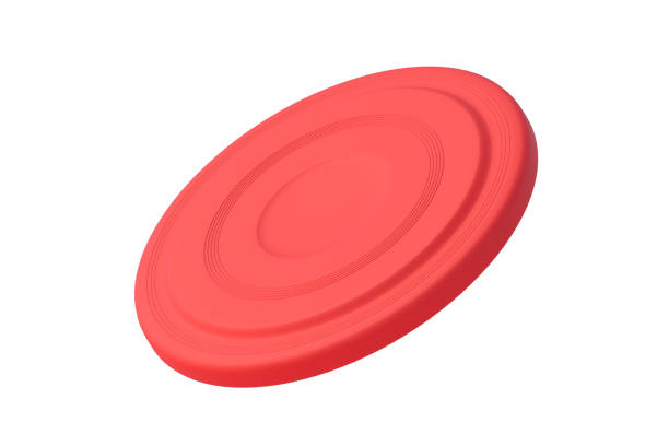 istock Frisbee disk isolated on white background. Plastic disc. Beach games. Outdoor activity. Summer entertainment. Toy for summertime vacation on sea. 3d render 1458260466