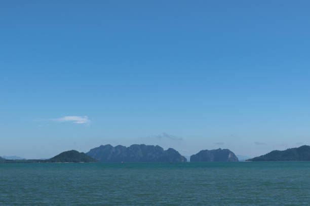 istock Tropical seascape with islands from Southern Thailand 1458264563