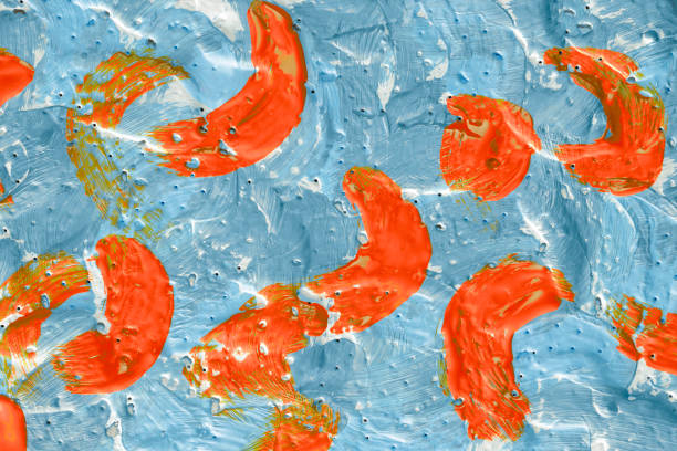 Paint background. Red.