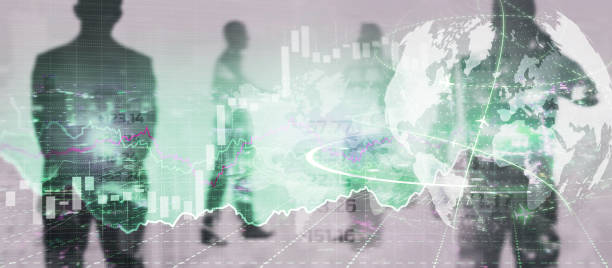 istock Financial chart for your business. Mixed Media Forex 1458277550