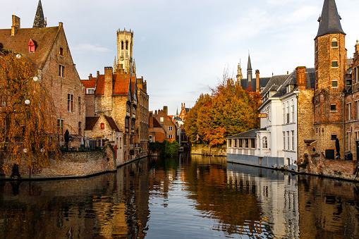 Old Europe - Canals of Brugge medieval town