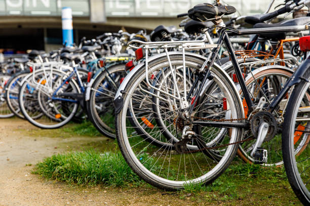istock Many bicycles on the parking. 1458280600