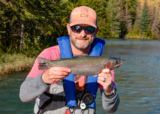 istock Fly fishing in Alaska 1458286784