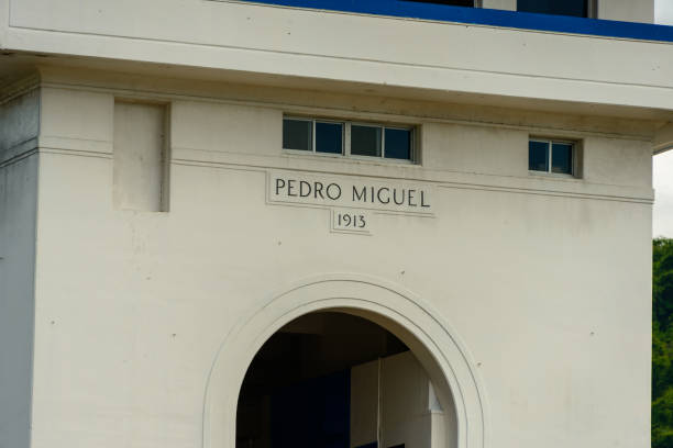 Pedro Miguel locks on the Panama canal.