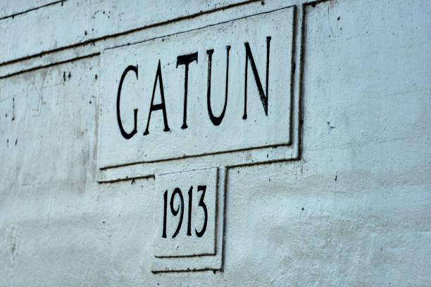 Gatun locks on the Panama canal