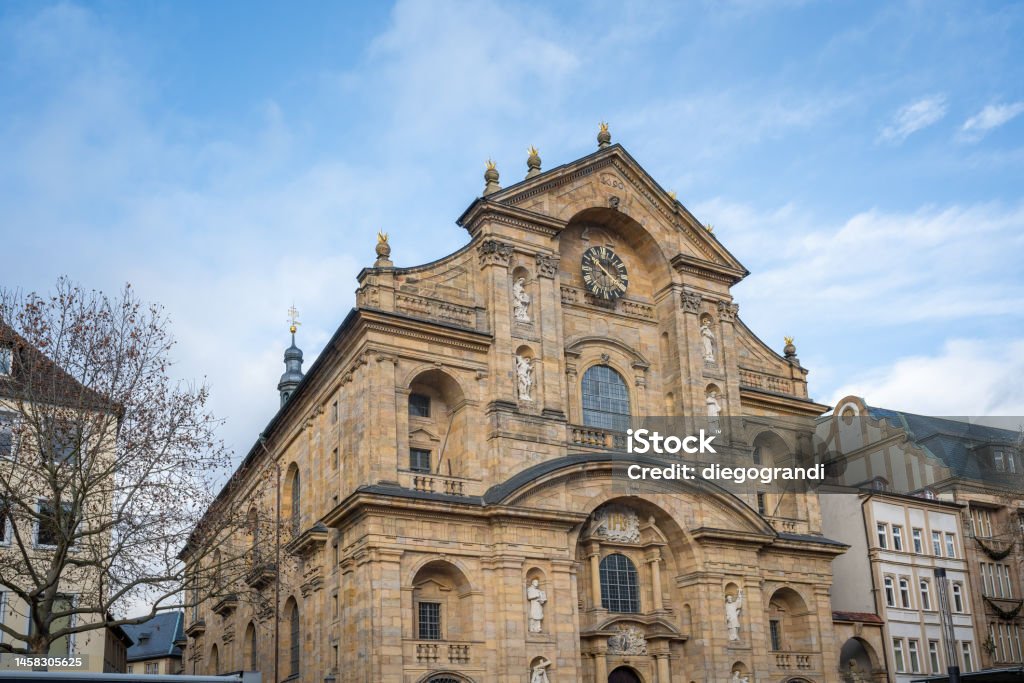 St. Martin Church - Bamberg, Bavaria, Germany Architecture Stock Photo