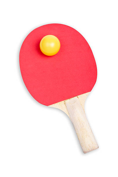 istock Ping pong paddle and yellow ball 145830807