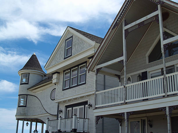 istock Oceanfront Victorian Properties in Ocean Grove, New Jersey 145830908