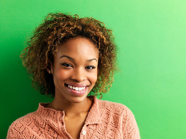 istock Smiling young woman portrait 145830960