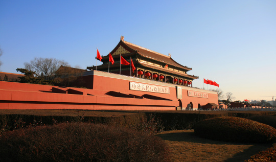 Tian-An-Men Square in center of Beijing
