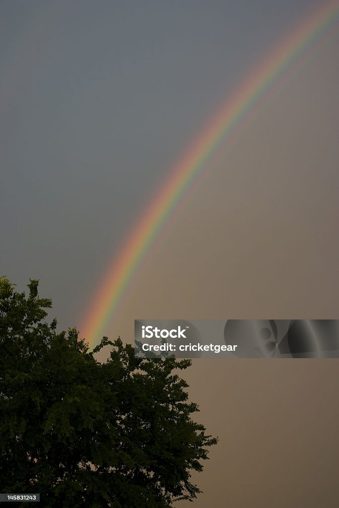 Rainbow de dos tonos - Foto de stock de Agua descendente libre de derechos