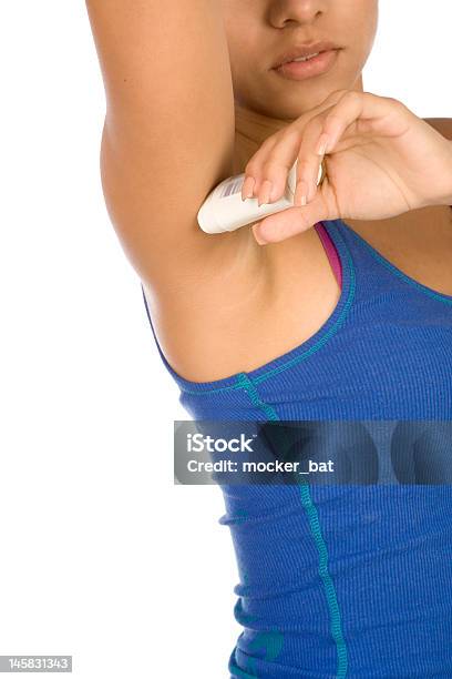 Woman With Deodorant Stick Stock Photo - Download Image Now - 18-19 Years, Adult, Adults Only