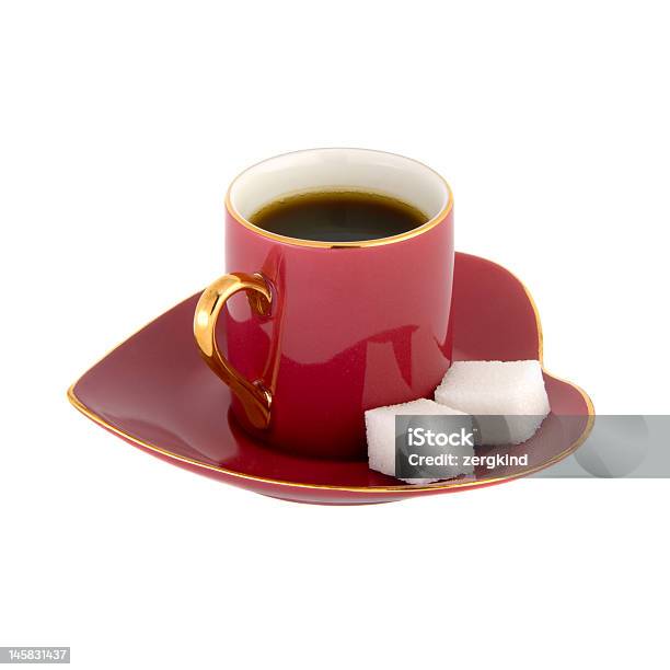 Photo libre de droit de Coeur En Forme De Tasse De Café banque d'images et plus d'images libres de droit de Amour - Amour, Assiette, Blanc