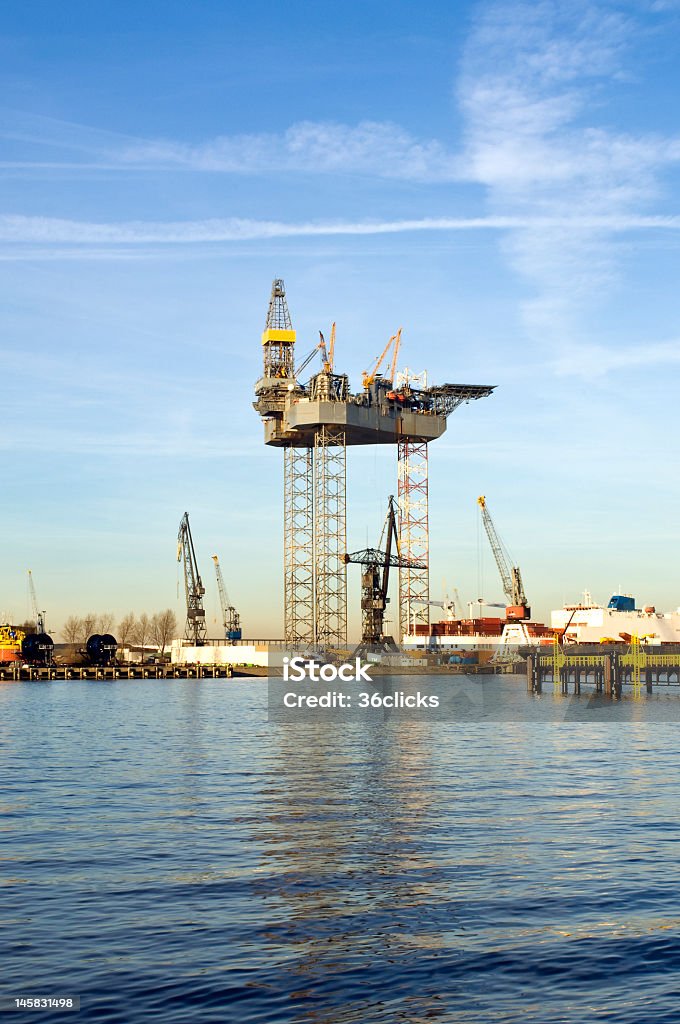 construction de plate-forme pétrolière - Photo de Acier libre de droits