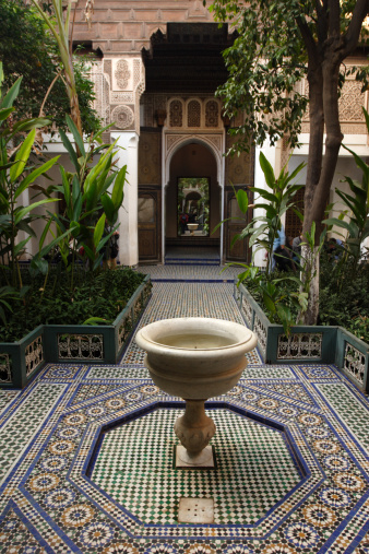 Bahia Courtyard Palace, Marrakech, Morocco