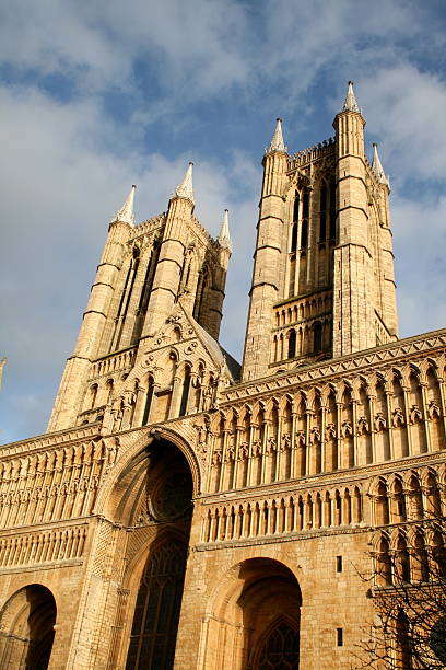 Lincoln Cathedral West Front stock photo