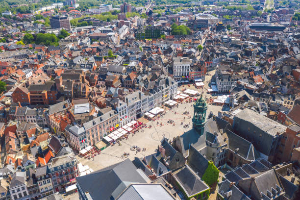 istock Grand-Place in Mons, Belgium 1458329338