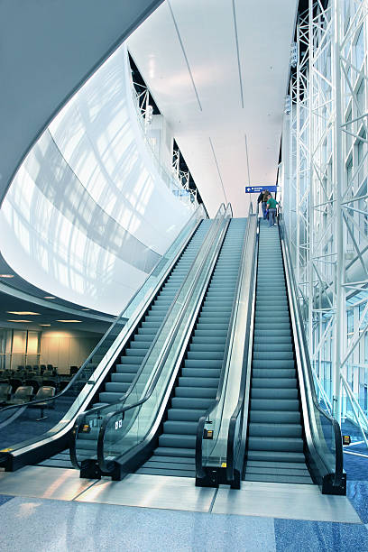 istock Escalator in Modern Airport 145833883