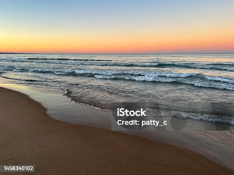 istock Sunset on the Beach 1458340102