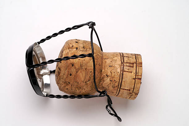 istock Champagne cork isolated on white 145834040