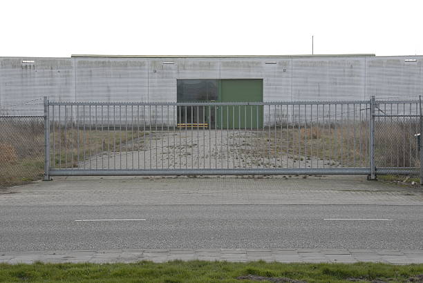 istock Desolated factory plant 145834359