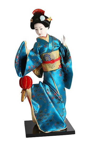 istock Japanese geisha doll. 145834917