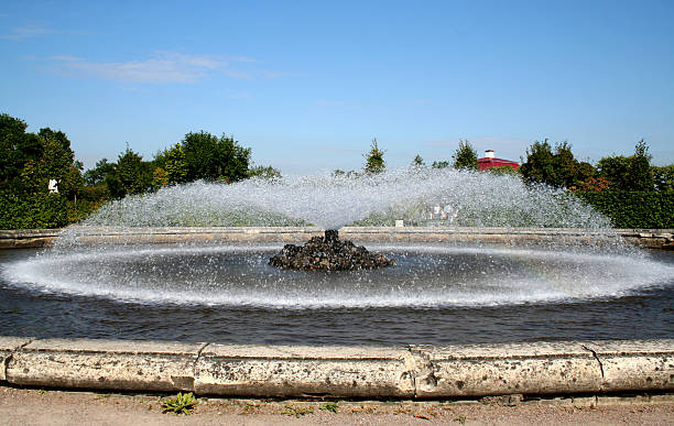 istock fountain in the garden 145834919