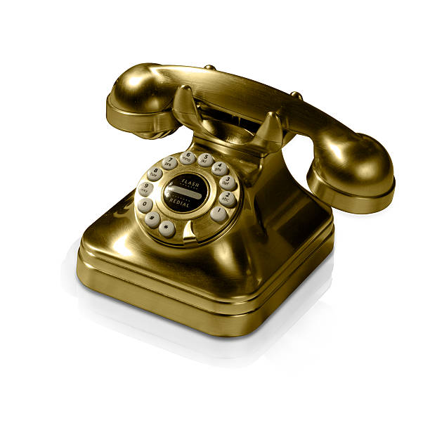 istock old golden telephone 145834970