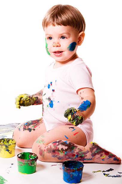istock Look! I'm painting! 145835225