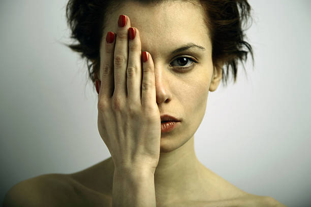 istock Elegante young emotional woman 145836210