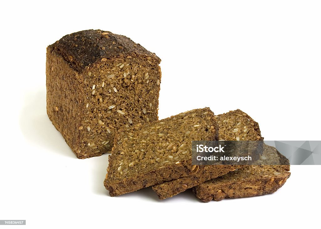 Scheiben gesamte-grain-Brot, dunkel - Lizenzfrei Braun Stock-Foto