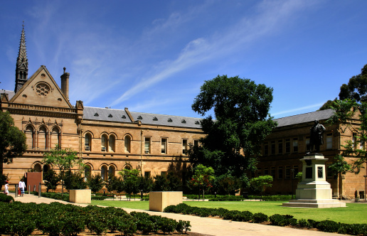 - the Old Classics Wing (Mitchell Building on North Terrace) of the University of Adelaide and the Goodman crescent