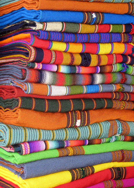 istock Colorful Guatemalan fabric 145836776