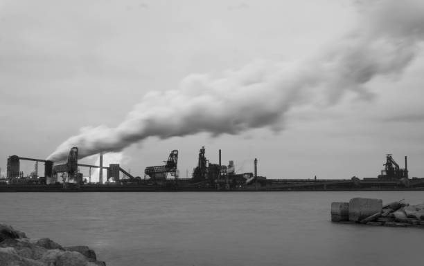 Industrial zone in South Carolina, USA
